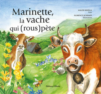 Malou Ravella - Florence Schumpp-Couverture Marinette, la vache qui (rous)pète