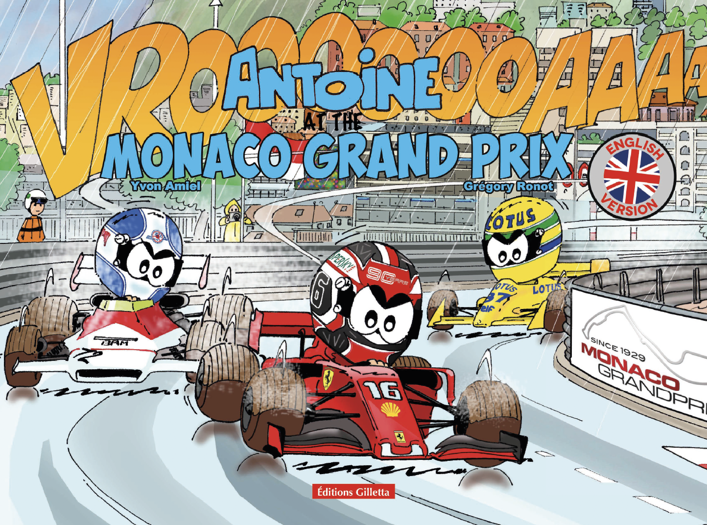 Couv Antoine at the Monaco Grand Prix_Formule1_english version-english edition